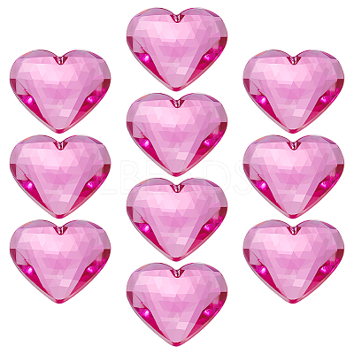 10Pcs Flat Back Acrylic Rhinestone Cabochons OACR-FG0001-22A-1
