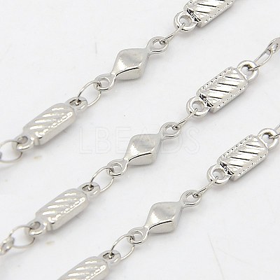 Tarnish Resistant 304 Stainless Steel Link Chains CHS-K001-45-1