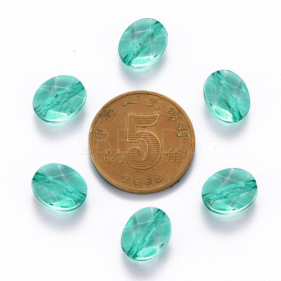 Transparent Acrylic Beads TACR-S154-18A-68-1