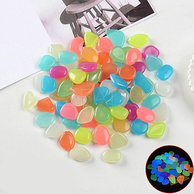Resin Luminous Glow in the Dark Pebbles Stone PW-WG30806-01-1