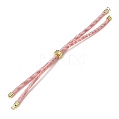 3MM Adjustable Round Nylon Braided Cord Bracelet Making FB-CBAA152-04G-27-1