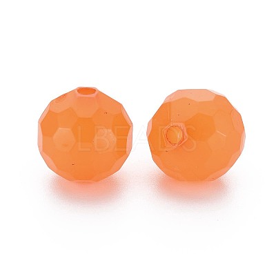 Imitation Jelly Acrylic Beads MACR-S373-97C-E05-1