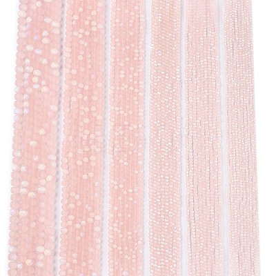 Transparent Glass Beads Strands EGLA-A044-T6mm-MB22-1