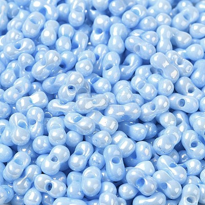 Opaque Colours Luster Glass Seed Beads X1-SEED-B001-01A-07-1