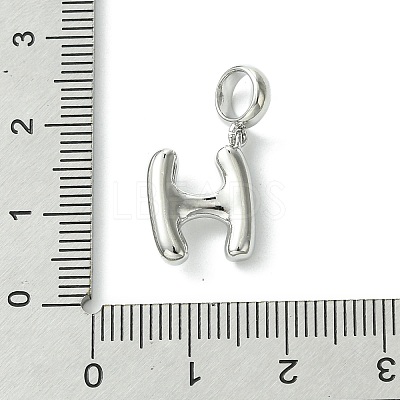 Rack Plating Brass with ABS Plastic Pearl European Dangle Charms KK-G501-02H-P-1