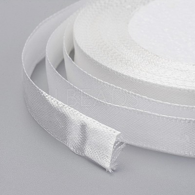 Milk White Satin Ribbon Wedding Sewing DIY X-RC10mmY042-1
