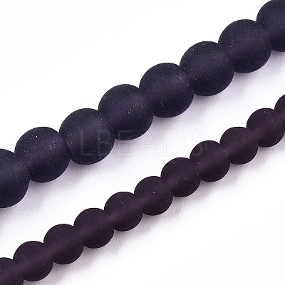 Transparent Glass Beads Strands LS-GLAA-T032-T4mm-MD03-1