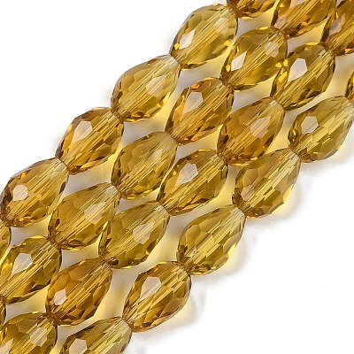 Transparent Glass Beads Strands EGLA-N013-T6mm-D08-1