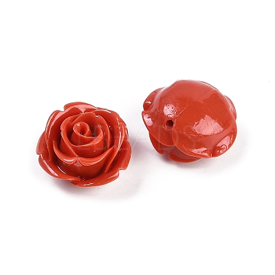 Synthetic Coral Carved Beads CORA-M001-05S-1