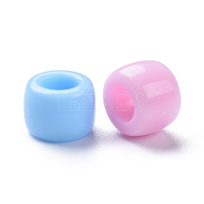 Opaque Acrylic Beads SACR-R746-07-1