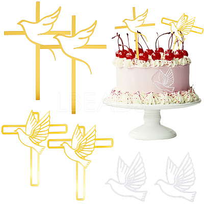 Acrylic Mirror Cake Toppers FIND-CN0001-45-1