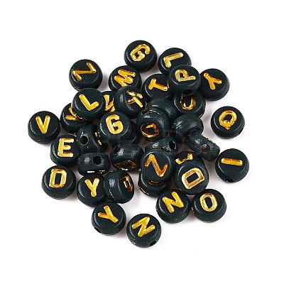 Plating Acrylic Beads PACR-T017-02D-1