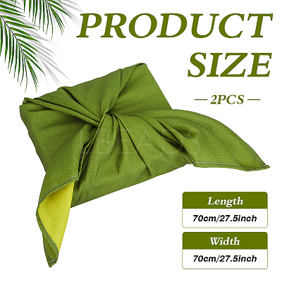 Polyester Furoshiki Wrapping Cloth DIY-WH0698-122B-1