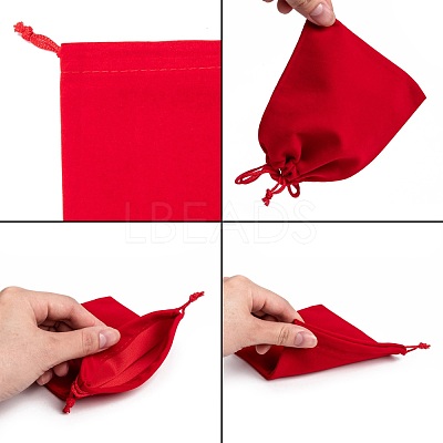 Rectangle Velvet Pouches TP-R002-10x12-04-1