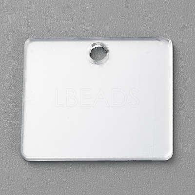 Acrylic Pendants OACR-WH0036-25-D02-1