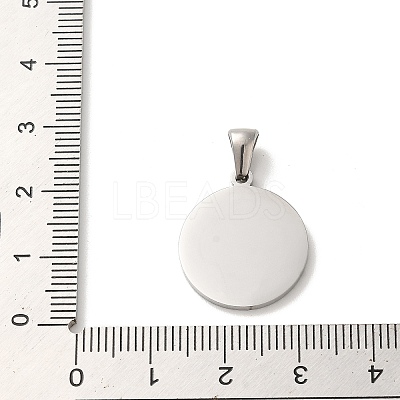304 Stainless Steel Pendants STAS-I204-X-P-1