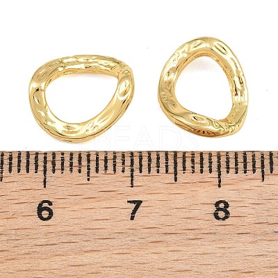 Hammered Brass Linking Rings KK-CBA5CB0-44G-1