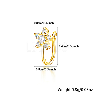 Fashionable S925 Silver Nose Clip with Star IM7825-3-1
