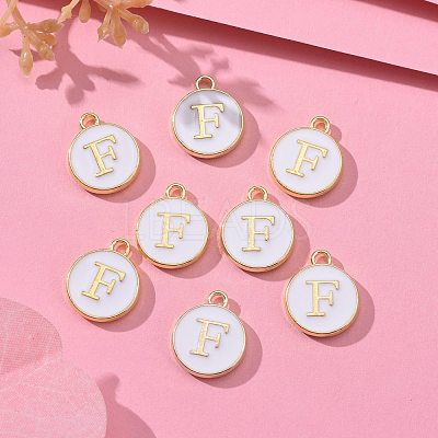 Golden Plated Alloy Charms ENAM-S118-01F-1