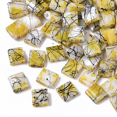 2-Hole Drawbench Glass Seed Beads SEED-S023-43C-02-1
