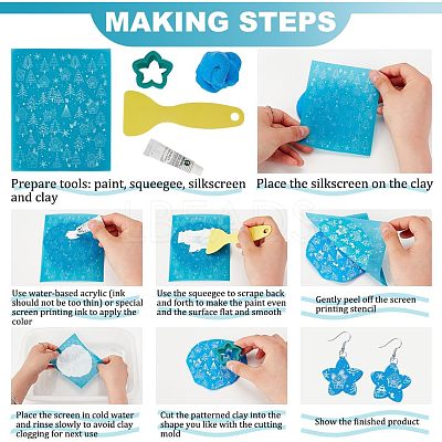 Silk Screen Printing Stencil DIY-WH0341-005-1