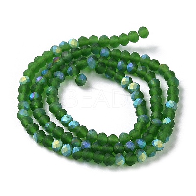 Imitation Jade Glass Beads Strands EGLA-A034-T3mm-MB24-1