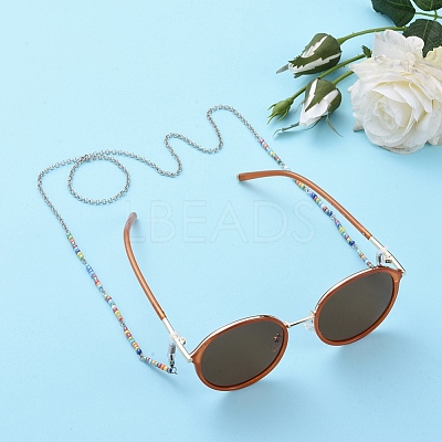Eyeglasses Chains AJEW-EH00060-01-1