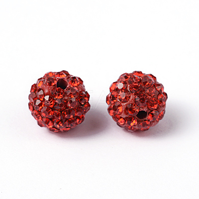 Pave Disco Ball Beads RB-A130-10mm-18-1