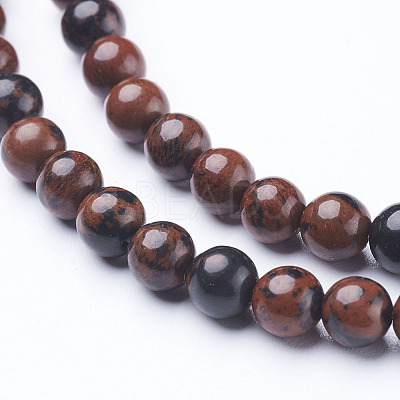 15 inch Smooth Round Gemstone Strand GSR4mmC005-1