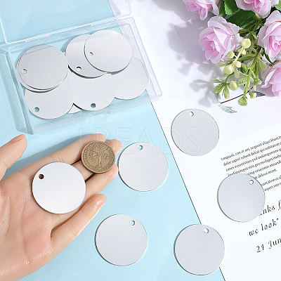 25Pcs Aluminum Pendants FIND-SP0002-68A-02-1