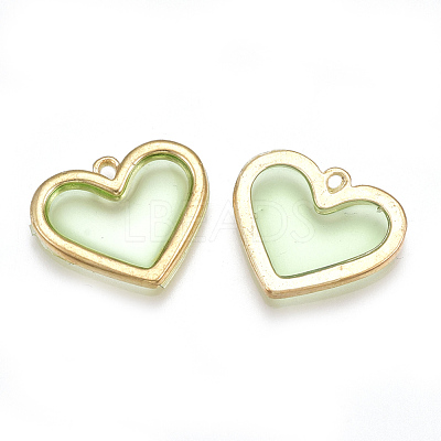 Epoxy Resin Pendants PALLOY-T056-11C-1