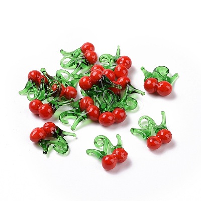 Handmade Lampwork Pendants LAMP-S188-10-1