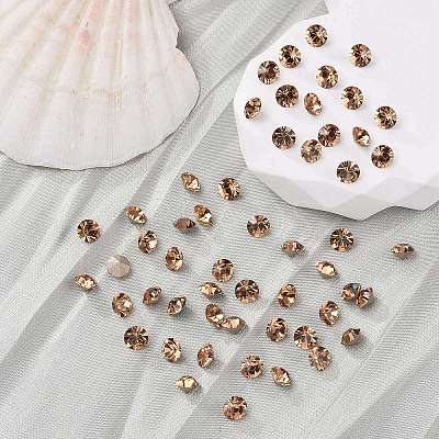 Preciosa&reg MAXIMA Crystal Round Stones Y-PRC-RBSS8-10330-1