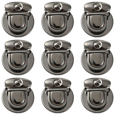 10Pcs Alloy Bag Tuck Lock Clasps FIND-YW0010-92B-1