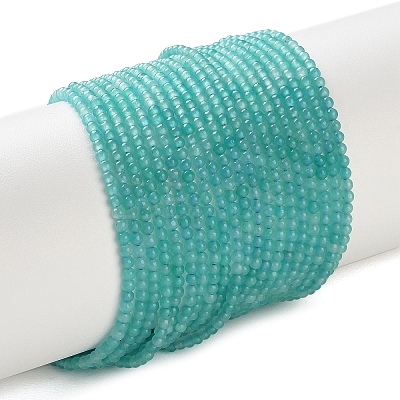 Natural Amazonite Beads Strands X-G-Z150-B01-2mm-1
