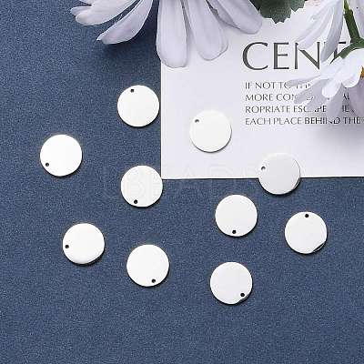 Non-Tarnish 304 Stainless Steel Stamping Blank Tag Mirror Polished Finish Pendants STAS-L220-04P-A-1