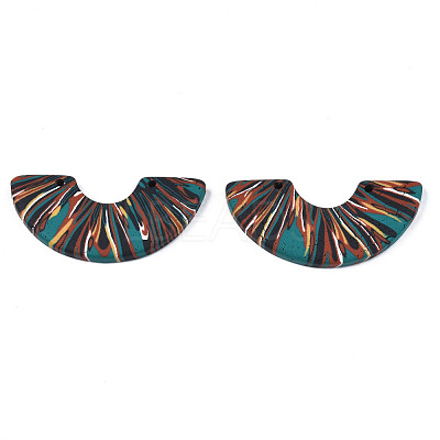 Handmade Polymer Clay Pendants CLAY-N010-028-B03-1