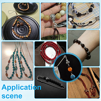 90Pcs 9 Styles Tibetan Style Alloy Beads FIND-PH0061-73-1