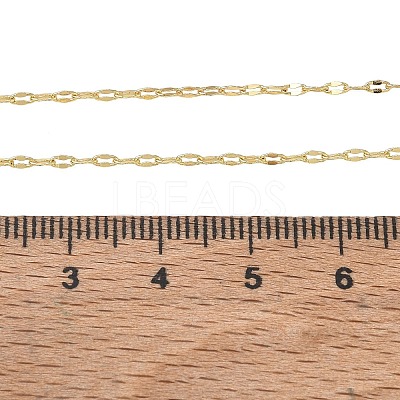 1.5MM Brass Dapped Chain Necklaces for Women KK-CBA4FD4-14G-1