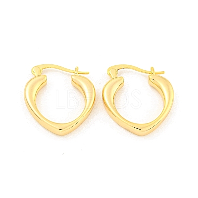 Brass Hoop Earrings for Women LS-EJEW-K286-04G-1