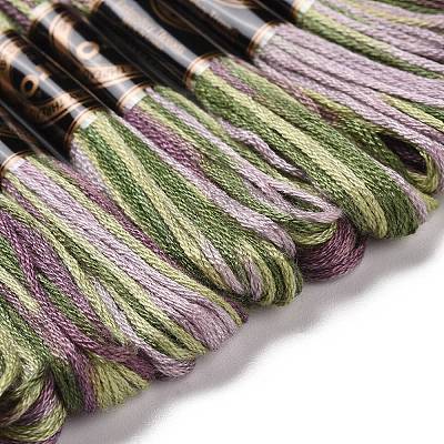 10 Skeins 6-Ply Polyester Embroidery Floss OCOR-K006-A78-1