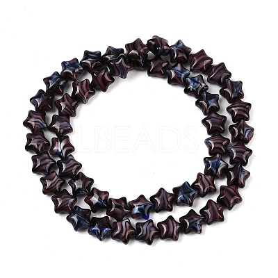 Handmade Millefiori Glass Beads Strands LAMP-H067-01K-1