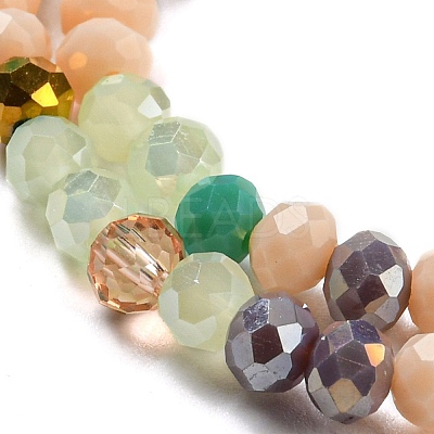 Glass Beads Strands EGLA-A034-M4mm-17-1