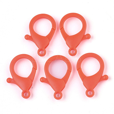 Plastic Lobster Claw Clasps X-KY-ZX002-01-1
