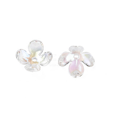 Transparent Acrylic Bead Caps LS-X-TACR-Q273-03-1