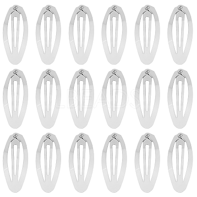 100Pcs Iron Hair Clip Findings PHAR-SC0001-002B-1