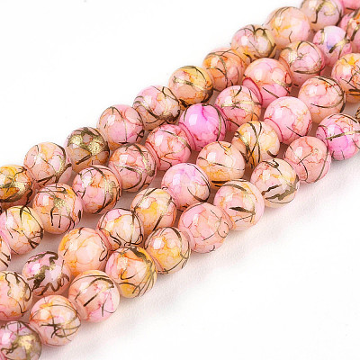 Baking Paint Glass Beads X1-DGLA-N003-4mm-B02-1
