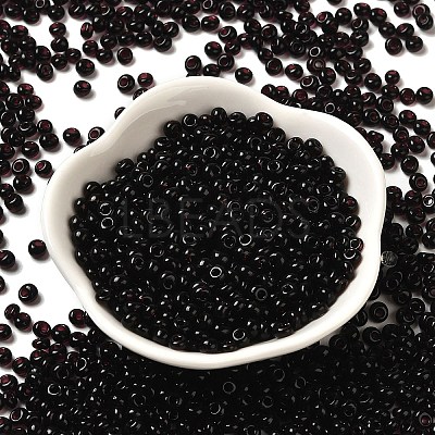 Transparent Colours Glass Seed Beads SEED-P006-02A-14-1