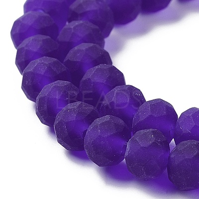Transparent Glass Beads Strands EGLA-A044-T1mm-MD06-1