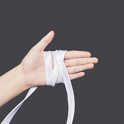 Polyester & Cotton Fabic Band FIND-WH0036-01-1
